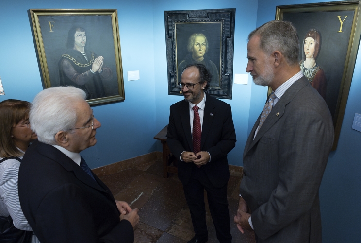 Il Presidente della Repubblica Sergio Mattarella accompagnato da S.M. il Re di Spagna Felipe VI, visita la città di Las Palmas, in occasione della partecipazione al XVII simposio Cotec Europa