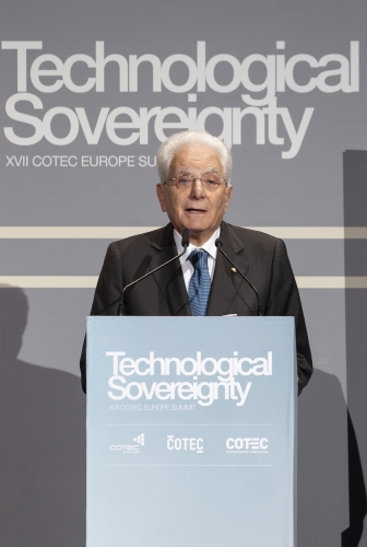  Il Presidente della Repubblica Sergio Mattarella in occasione della partecipazione al XVII simposio Cotec Europa
