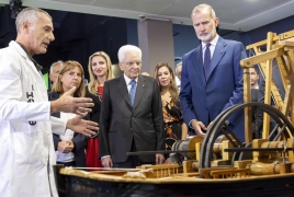  Il Presidente della Repubblica Sergio Mattarella e S.M. il Re di Spagna Felipe VI  in visita al Museo Elder della scienza e della tecnologia
