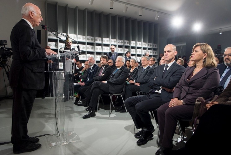 Il Presidente Mattarella alla inaugurazione del Museo Nazionale dell'Ebraismo Italiano e della Shoah