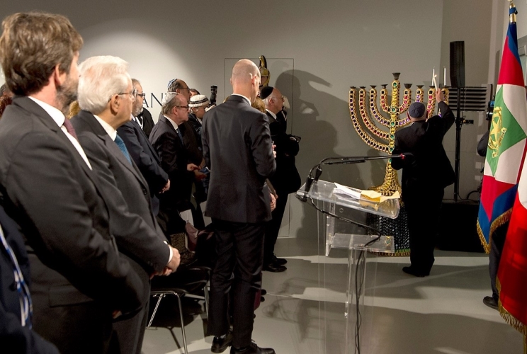 Il Presidente Mattarella alla inaugurazione del Museo Nazionale dell'Ebraismo Italiano e della Shoah