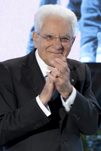 Il Presidente della Repubblica Sergio Mattarella in occasione della partecipazione al Festival del Pensare Contemporaneo