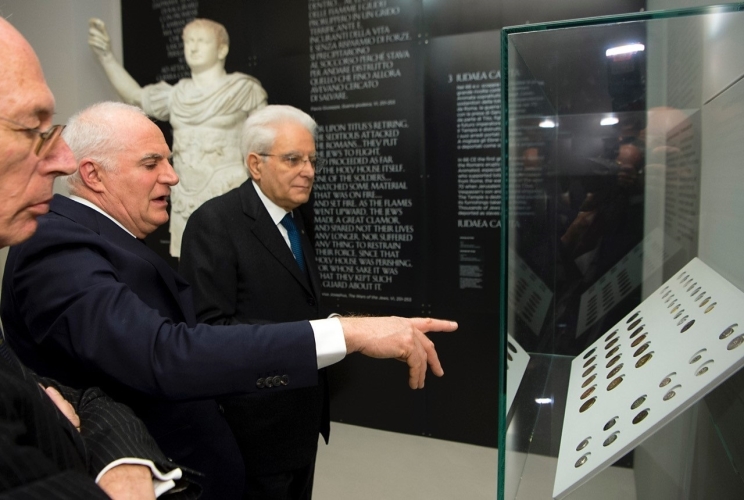Il Presidente Mattarella alla inaugurazione del Museo Nazionale dell'Ebraismo Italiano e della Shoah