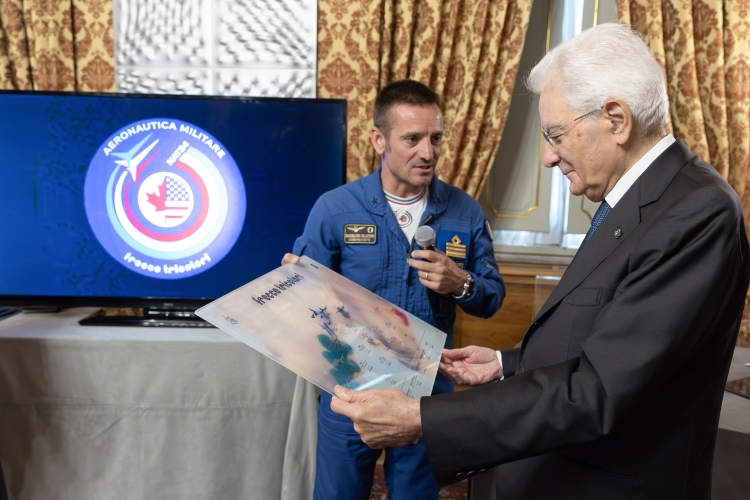 Il Presidente della Repubblica Sergio Mattarella in occasione dell'incontro con i Piloti della Pattuglia Acrobatica Nazionale -PAN
