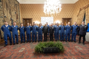 Il Presidente Mattarella incontra i Piloti della Pattuglia Acrobatica Nazionale
