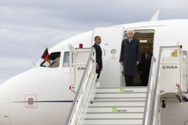 Il Presidente della Repubblica, Sergio Mattarella, arriva all’aeroporto militare di Berlino-Brandeburgo, in occasione della visita di Stato nella Repubblica Federale di Germania.
