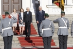 Il Presidente Mattarella arriva a palazzo Bellevue