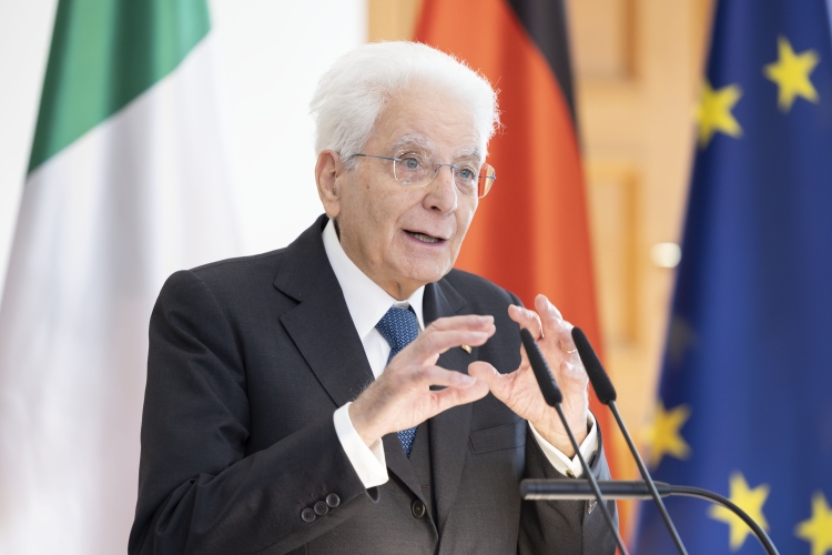 Il Presidente  della Repubblica Sergio Mattarella durante la conferenza stampa(foto di Francesco Ammendola - Ufficio per la Stampa e la Comunicazione della Presidenza della Repubblica)