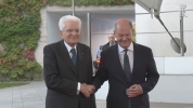 Il Presidente Mattarella incontra il Cancelliere Olaf Scholz al Palazzo della Cancelleria federale