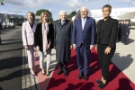 Il Presidente Mattarella arriva all'aeroporto di Colonia-Bonn
