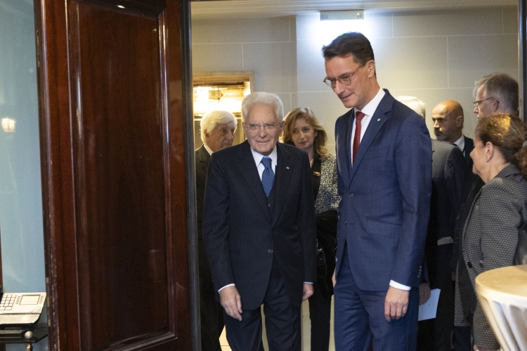 Il Presidente della Repubblica Sergio Mattarella incontra il Ministro Presidente del Land Nordreno-Vestfalia, Hendrik Wüst.