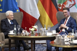 Il Presidente della Repubblica Sergio Mattarella incontra il Ministro Presidente del Land Nordreno-Vestfalia, Hendrik Wüst.
