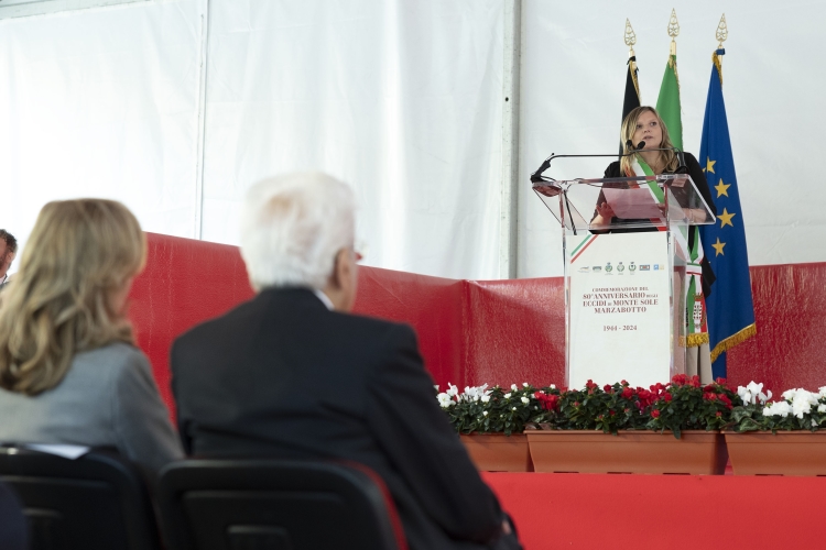 Intervento del Sindaco di Marzabotto Valentina Cuppi, in occasione delle celebrazioni per l’80° anniversario degli eccidi di Monte Sole