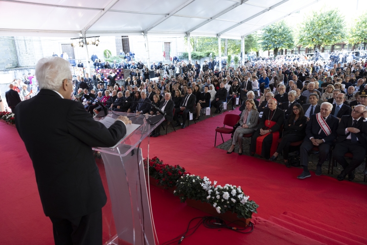 Intervento del Presidente della Repubblica Sergio Mattarella, in occasione delle celebrazioni per l’80° anniversario degli eccidi di Monte Sole
