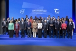 Il Presidente Mattarella alla cerimonia per la celebrazione dei 70 anni del CERN