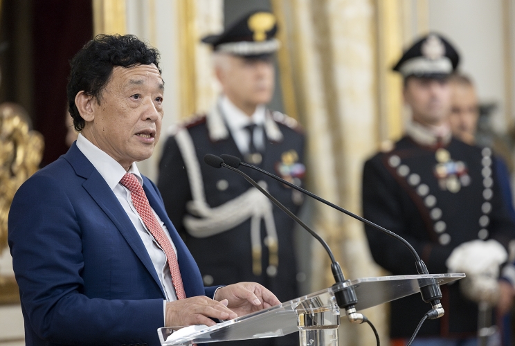 Il Direttore generale della FAO, Qu Dongyu, rivolge il suo indirizzo di saluto