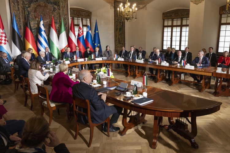 Il Presidente della Repubblica Sergio Mattarella alla Riunione del Gruppo Arraiolos
