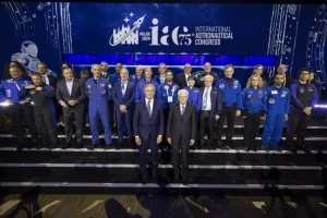 Il Presidente della Repubblica Sergio Mattarella in occasione del 75° Congresso astronautico internazionale
