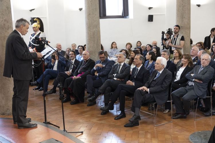 Il Presidente della Repubblica, Sergio Mattarella, alla Fondazione Culturale Ambrosianeum