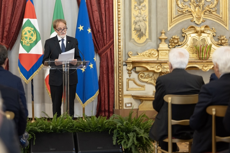Il Presidente della Repubblica Sergio Mattarella in occasione della Cerimonia di consegna dei Premi “Presidente della Repubblica” per gli anni 2022 e 2023 dell’Accademia Nazionale dei Lincei, dell’Accademia Nazionale di San Luca e dell’Accademia Nazionale di Santa Cecilia
