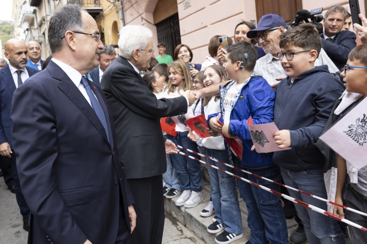 Il Presidente della Repubblica Sergio Mattarella con Bajram Begaj, Presidente della Repubblica d’Albania
