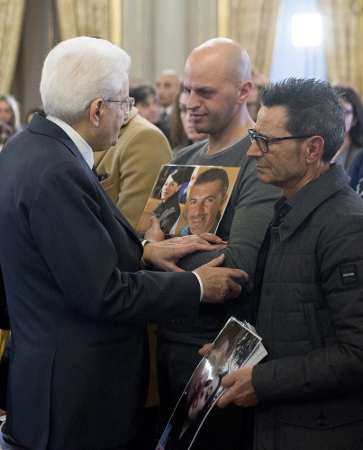 Il Presidente Sergio Mattarella incontra i familiari delle vittime e i sopravvissuti della tragedia dell'hotel Rigopiano