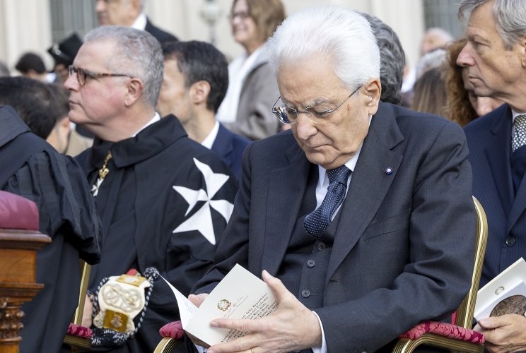 Il Presidente della Repubblica Sergio Mattarella in occasione della cerimonia di Canonizzazione dei Beati italiani Giuseppe Allamano e Elena Guerra