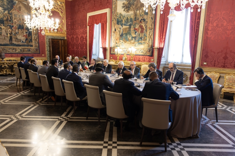 Il Presidente Sergio Mattarella incontra l'Emiro dello Stato del Qatar, lo Sceicco Tamim bin Hamad Al-Thani, in visita di Stato