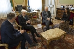 Il Presidente Mattarella incontra il sindaco di Bologna e la Presidente f.f. della regione Emilia Romagna