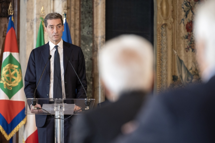 Andrea Sironi, Presidente della Fondazione AIRC,in occasione della cerimonia di celebrazione de “I Giorni della Ricerca”
