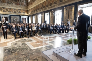 Orazio Schillaci, Ministro della Salute,in occasione della cerimonia di celebrazione de “I Giorni della Ricerca”

