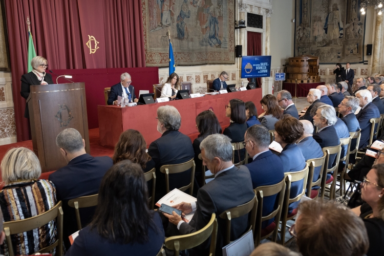 Il Presidente della Repubblica Sergio Mattarella in occasione dell'intervento agli “Stati generali su salute e sicurezza sul lavoro”
