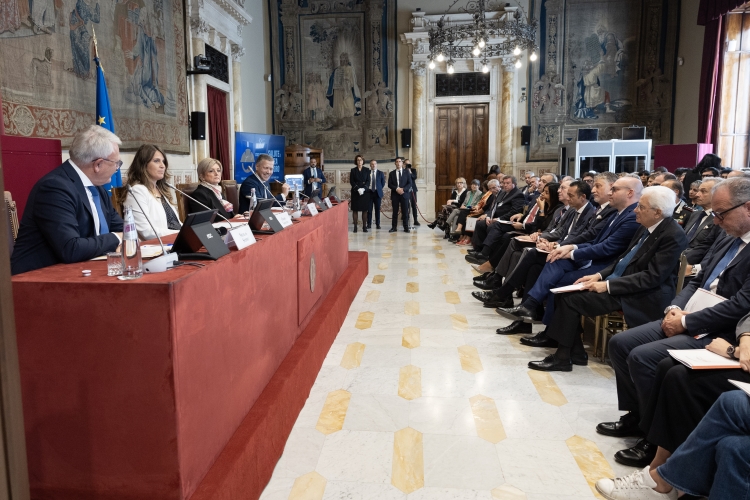 Il Presidente della Repubblica Sergio Mattarella in occasione dell'intervento agli “Stati generali su salute e sicurezza sul lavoro”

