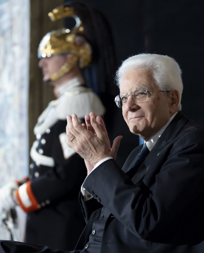 Il Presidente Sergio Mattarella, in occasione della Giornata dell'Unità Nazionale e delle Forze Armate
