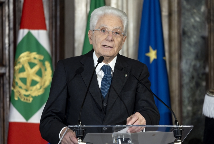 Il Presidente Sergio Mattarella, in occasione della Giornata dell'Unità Nazionale e delle Forze Armate
