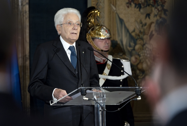Il Presidente Sergio Mattarella, in occasione della Giornata dell'Unità Nazionale e delle Forze Armate
