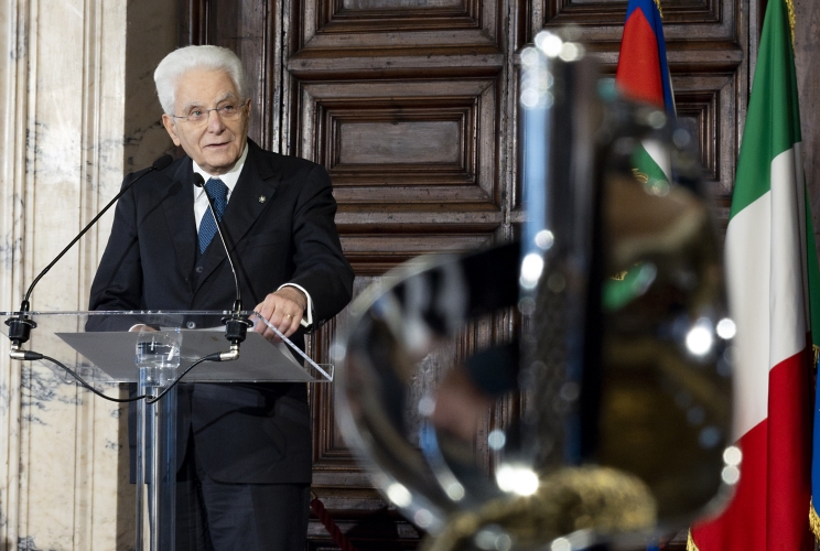 Il Presidente Sergio Mattarella, in occasione della Giornata dell'Unità Nazionale e delle Forze Armate
