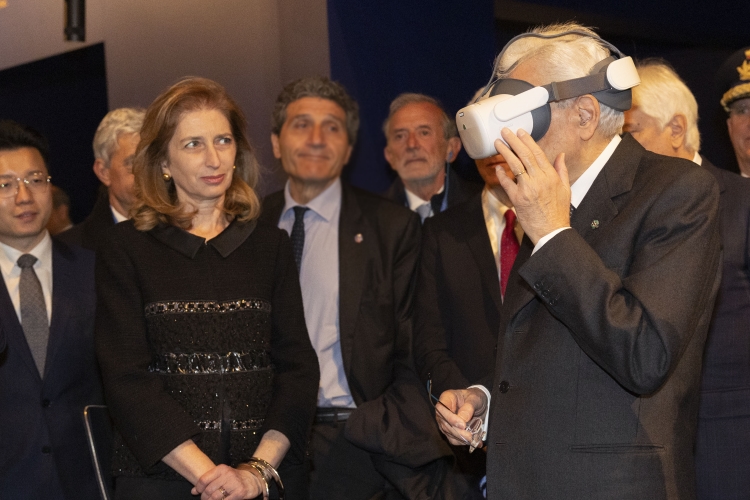 Il Presidente della Repubblica, Sergio Mattarella, al World Art Museum di Pechino visita la mostra “Viaggio di conoscenze. Il Milione di Marco Polo e la sua eredità fra Oriente e Occidente”