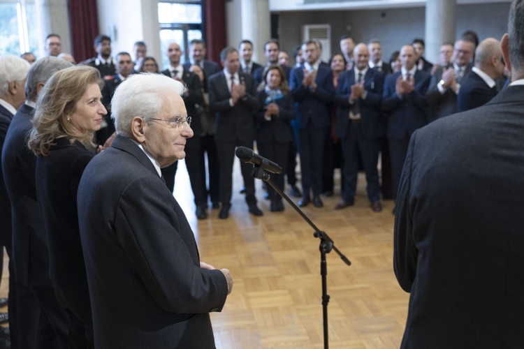 Il Presidente della Repubblica Sergio Mattarella incontra il personale dell’Ambasciata d’Italia e i rappresentanti delle Istituzioni italiane presenti a Pechino
(foto di Francesco Ammendola - Ufficio per la Stampa e la Comunicazione della Presidenza della Repubblica)