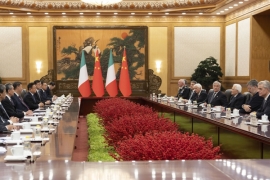 Pechino: Colloquio tra i Presidenti Mattarella e Xi Jinping