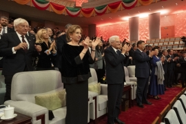 Pechino: il Presidente Mattarella partecipa al concerto al National Center for the Performing Arts