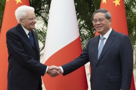 Il Presidente della Repubblica, Sergio Mattarella incontra con il Premier Li Qiang
