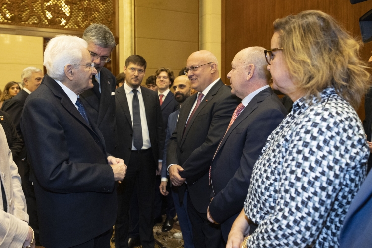 Il Presidente della Repubblica, Sergio Mattarella incontra la collettività italiana a Pechino
