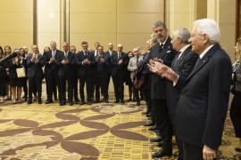 Il Presidente della Repubblica, Sergio Mattarella incontra la collettività italiana a Pechino
(foto di Francesco Ammendola - Ufficio per la Stampa e la Comunicazione della Presidenza della Repubblica)