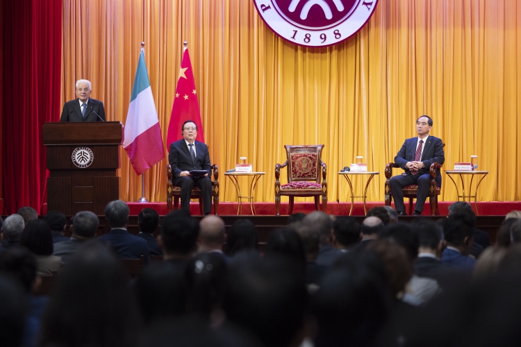 Lectio Magistralis del Presidente della Repubblica  Sergio Mattarella, all’Università Beida di Pechino
