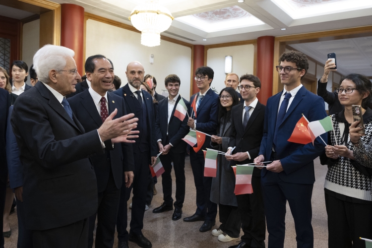 Il Presidente della Repubblica, Sergio Mattarella all’Università Beida di Pechino
