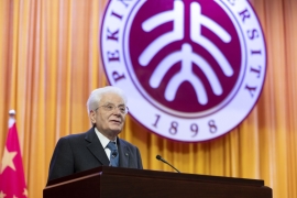 Intervento del Presidente Mattarella all'università di Pechino-Beida