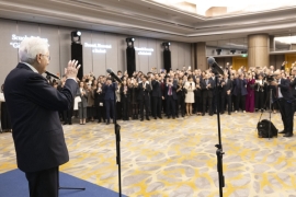 Il Presidente della Repubblica Sergio Mattarella incontra la collettività italiana della circoscrizione consolare di Shanghai 
