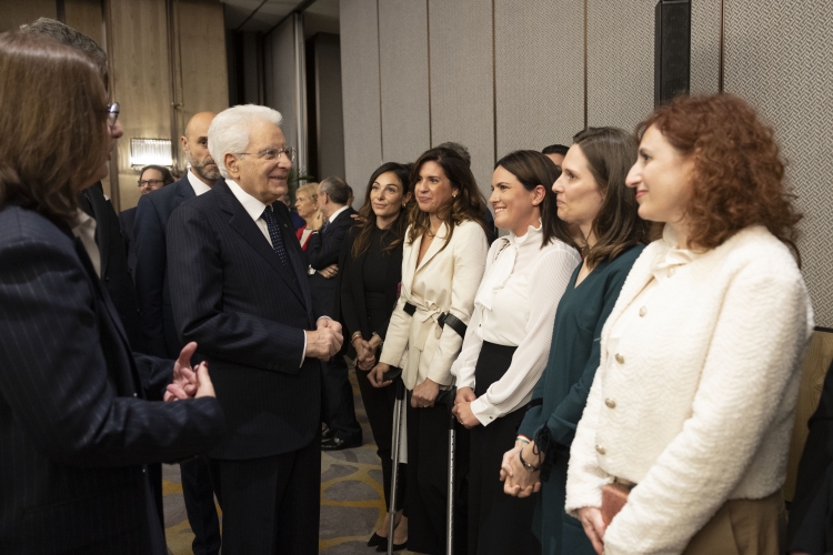 Il Presidente della Repubblica Sergio Mattarella incontra la collettività italiana della circoscrizione consolare di Shanghai 
