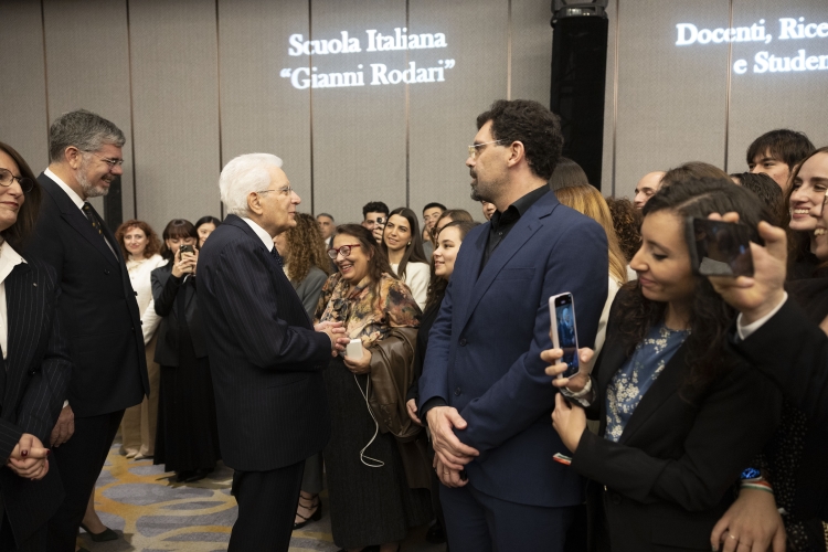 Il Presidente della Repubblica Sergio Mattarella incontra la collettività italiana della circoscrizione consolare di Shanghai 
